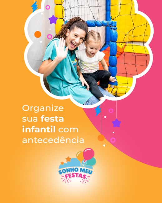 Organize sua festa infantil com antecedência
