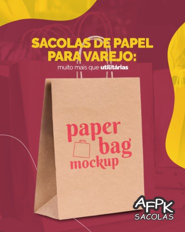 Sacolas de papel para varejo: muito mais que utilitárias
