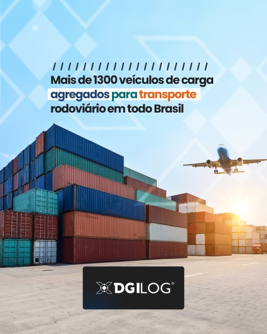 Mais de 1300 veículos de carga agregados para transporte rodoviário em todo Brasil
