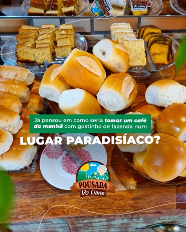 Já pensou em como seria tomar um café da manhã com gostinho de fazenda num lugar paradisíaco?