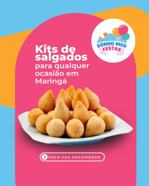 Kits de salgados para qualquer ocasião em Maringá