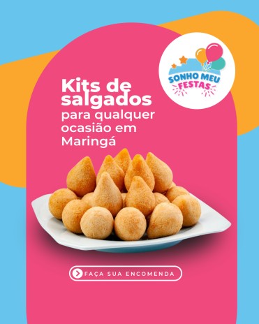 Kits de salgados para qualquer ocasião em Maringá
