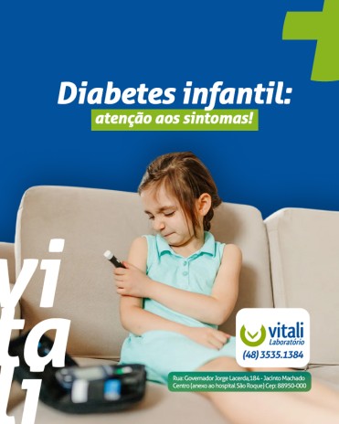 Diabetes infantil: atenção aos sintomas!