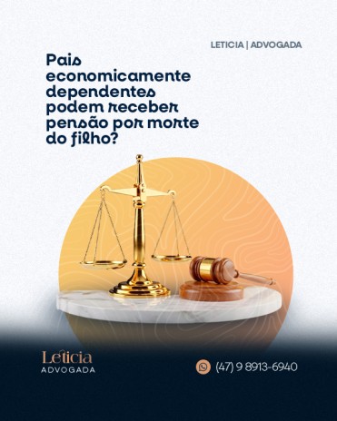 Pais economicamente dependentes podem receber pensão por morte do filho?
