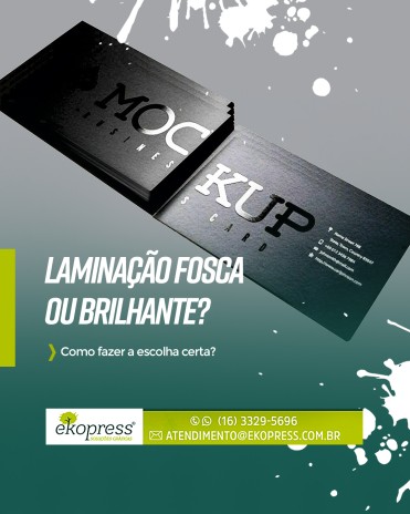Laminação fosca ou brilhante? Como fazer a escolha certa?