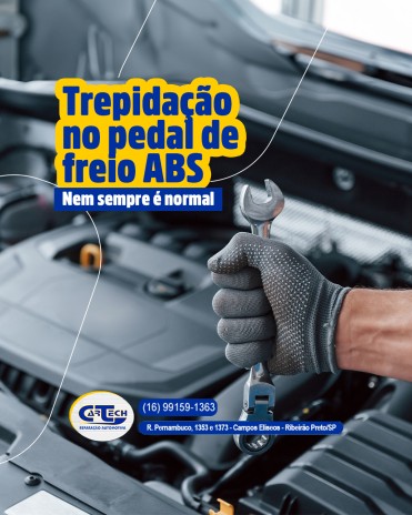 Trepidação no pedal de freio ABS nem sempre é normal