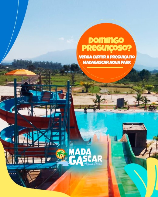 Domingo preguiçoso? Venha curtir a preguiça no Madagascar Aqua Park
