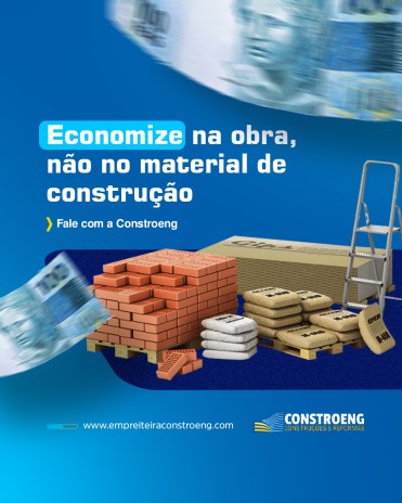 Economize na obra, não no material de construção
