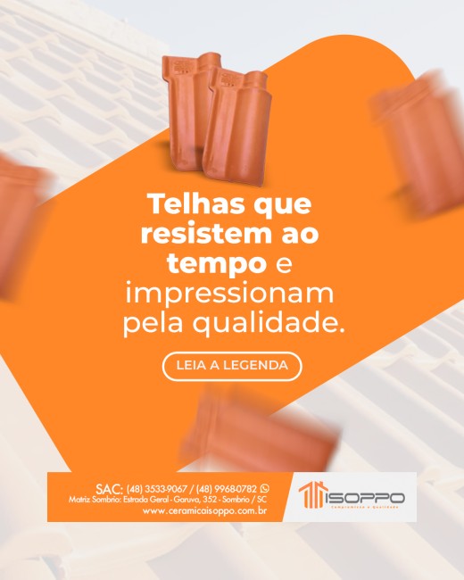 Telhas que resistem ao tempo e impressionam pela qualidade.