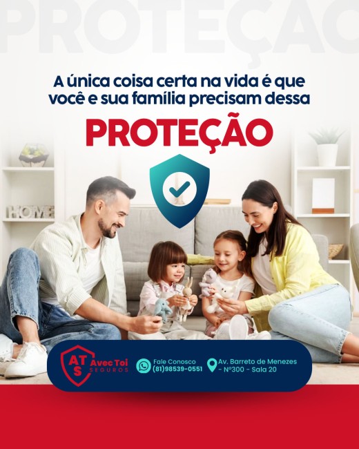 A única coisa certa na vida é que você e sua família precisam dessa proteção