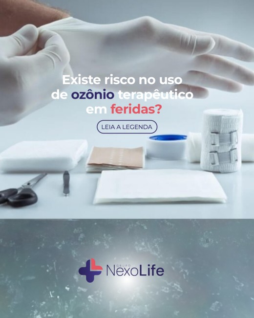 Existe risco no uso de ozônio terapêutico em feridas?