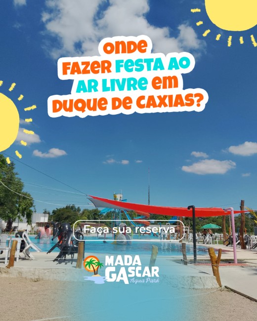 Onde fazer festa ao ar livre em Duque de Caxias?