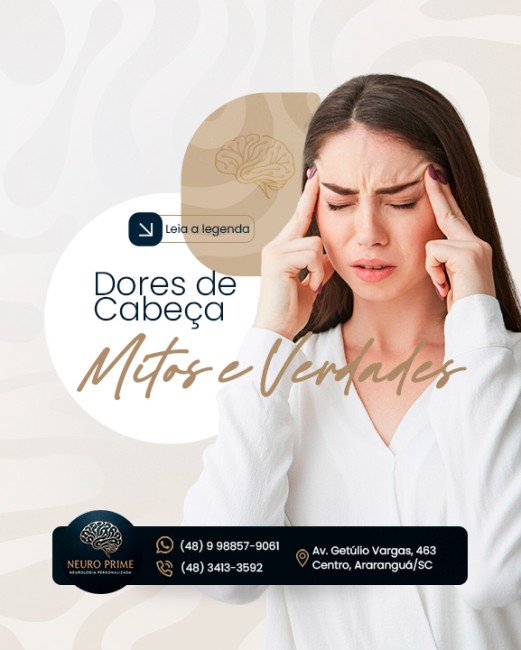 Mitos e Verdades sobre Dores de Cabeça