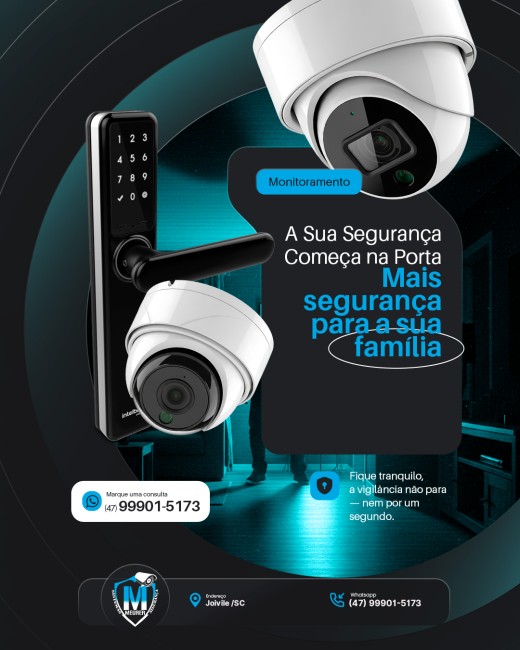 A Sua Segurança Começa na Porta Mais segurança  para a sua família