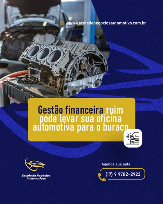 Gestão financeira ruim pode levar sua oficina automotiva para o buraco