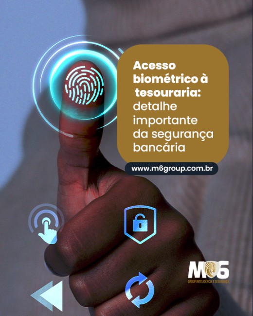 Acesso biométrico à tesouraria: detalhe importante da segurança bancária