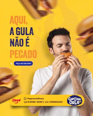Aqui, a gula não é pecado