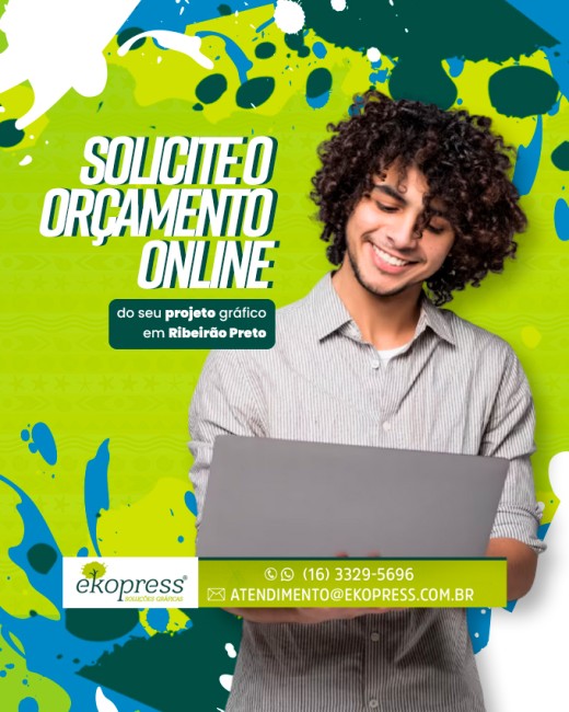 Solicite o orçamento online do seu projeto gráfico em Ribeirão Preto