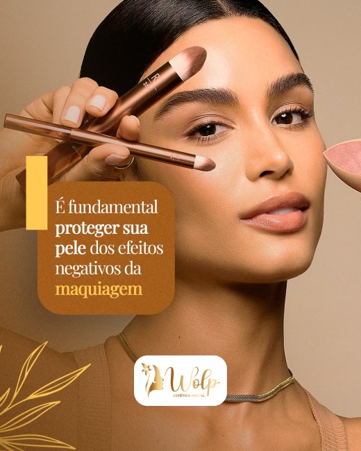 É fundamental proteger sua pele dos efeitos negativos da maquiagem