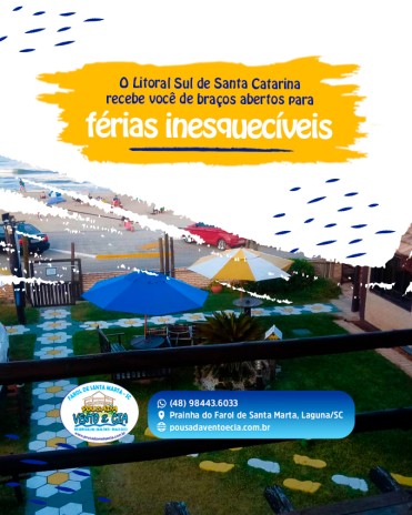 O Litoral Sul de Santa Catarina recebe você de braços abertos para férias inesquecíveis