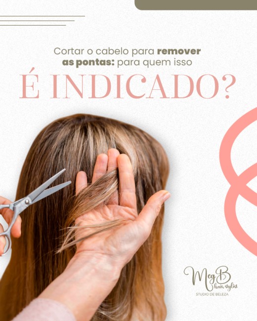 Cortar o cabelo para remover as pontas: para quem isso é indicado?
