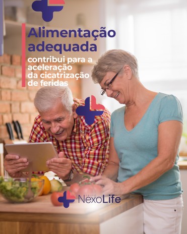 Alimentação adequada contribui para a aceleração da cicatrização de feridas