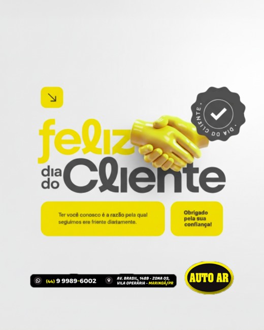 15/09 - Dia do Cliente