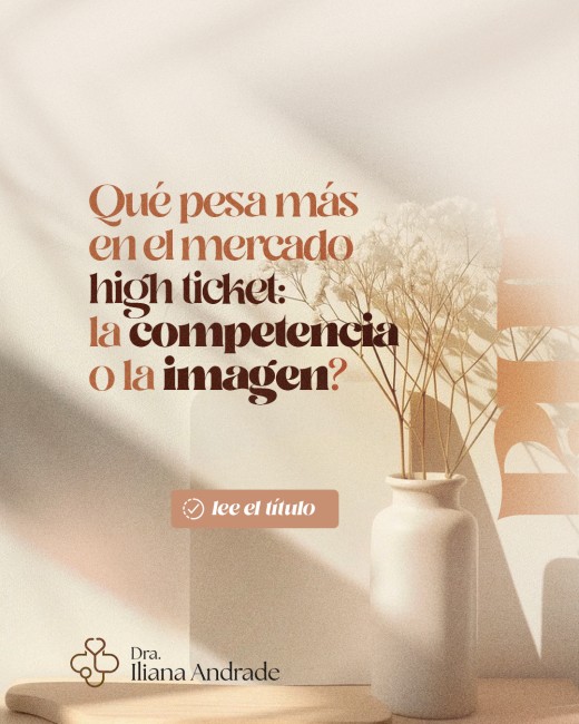 ¿Qué pesa más en el mercado high ticket: la competencia o la imagen?