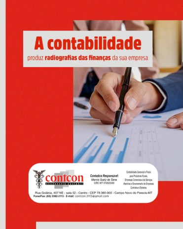 A contabilidade produz radiografias das finanças da sua empresa