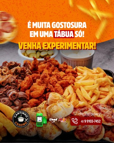 É muita gostosura em uma tábua só! Venha experimentar!