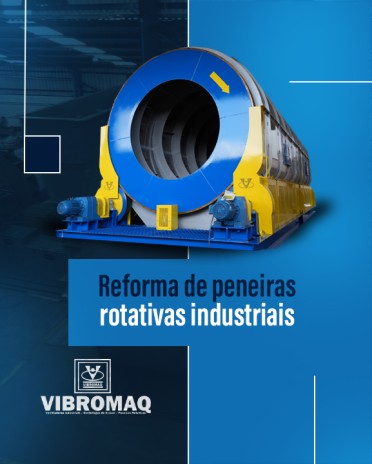 Reforma de peneiras rotativas industriais