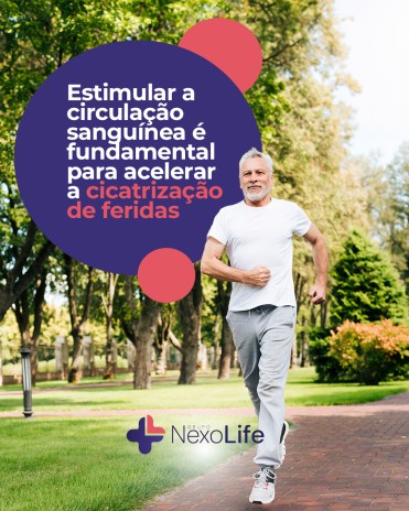 Estimular a circulação sanguínea é fundamental para acelerar a cicatrização de feridas