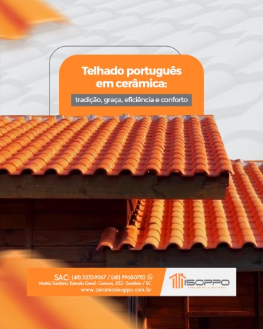 Telhado português em cerâmica: tradição, graça, eficiência e conforto
