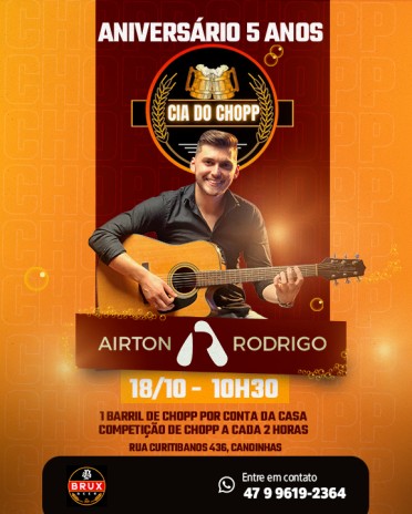 Aniversário 5 anos Cia do Chopp