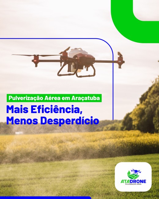 Pulverização Aérea em Araçatuba: Mais Eficiência, Menos Desperdício