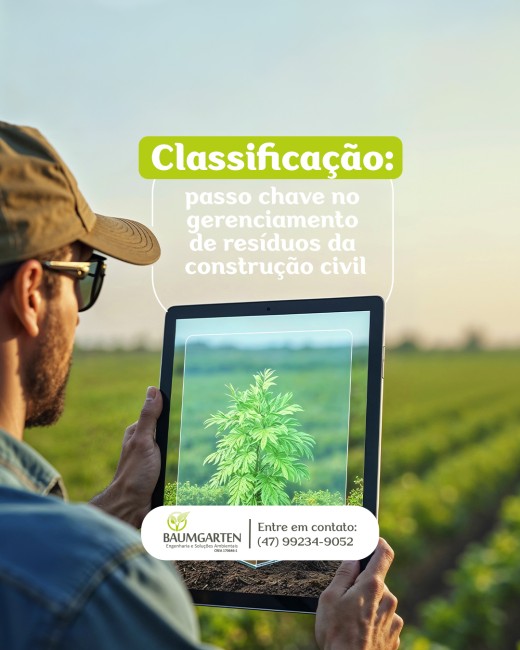 Classificação: passo chave no gerenciamento de resíduos da construção civil