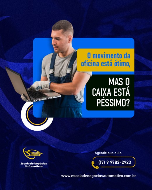 O movimento da oficia está ótimo, mas o caixa está péssimo?