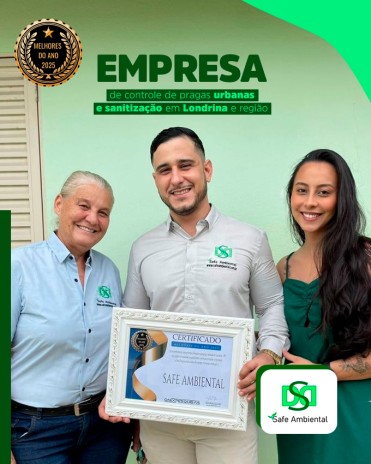 Empresa de controle de pragas urbanas e sanitização em Londrina e região