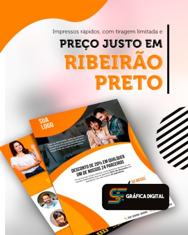 Impressos rápidos, com tiragem limitada e preço justo em Ribeirão Preto