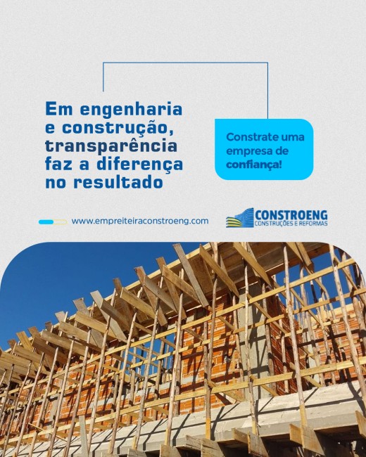 Em engenharia e construção, transparência faz a diferença no resultado