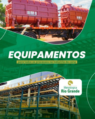 Equipamentos para todos os processos na indústria da cana