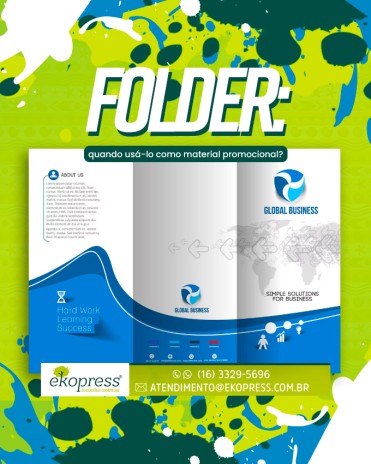 Folder: quando usá-lo como material promocional?
