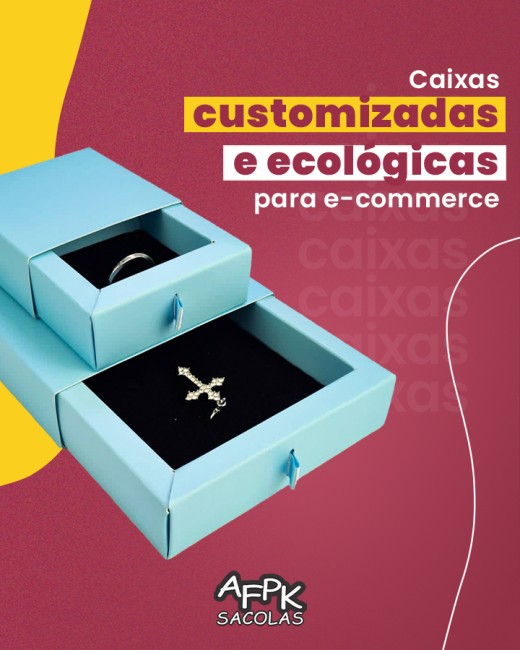 Caixas customizadas e ecológicas para e-commerce