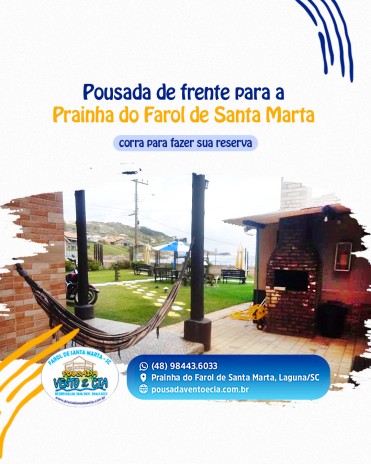 Pousada de frente para a Prainha do Farol de Santa Marta: corra para fazer sua reserva