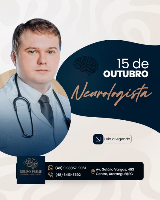 15 de outubro - Neurologista [Colocar uma foto do Dr. Cauê Agardi: https://prnt.sc/TpZbqAG13KOM]
