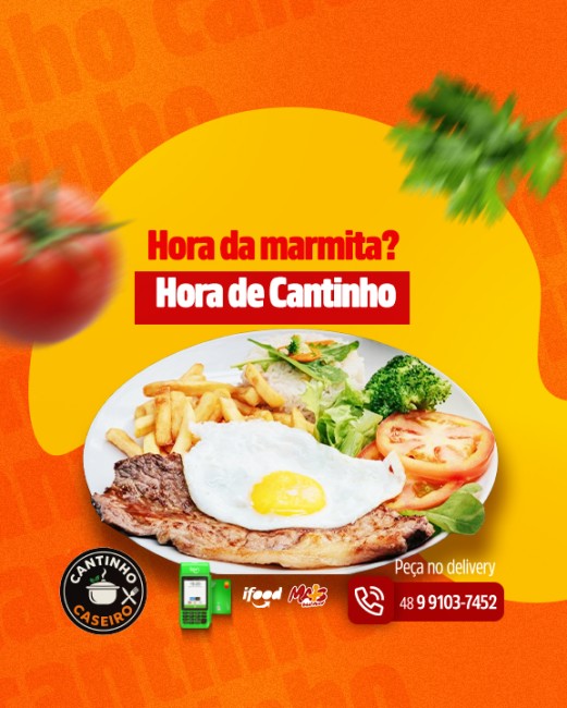 Hora da marmita? Hora de Cantinho