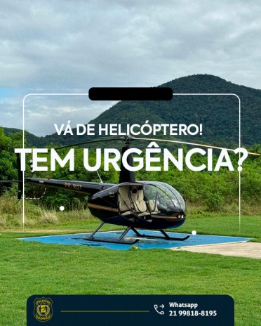 Tem urgência? Vá de helicóptero!