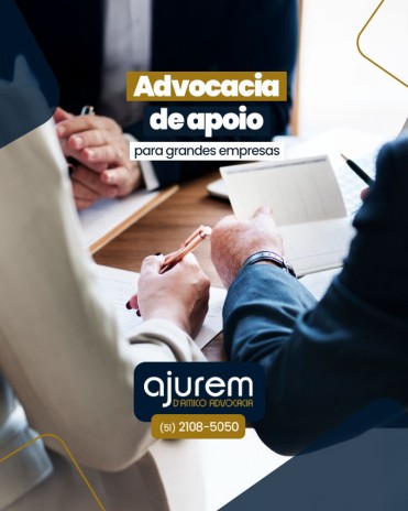 Advocacia de apoio para grandes empresas