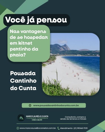 Você já pensou nas vantagens de se hospedar em kitnet pertinho da praia?