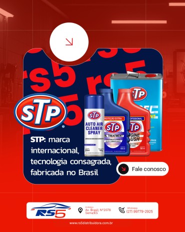 STP: marca internacional, tecnologia consagrada, fabricada no Brasil